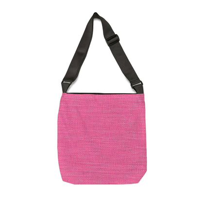 Doll-Like Pink Denim Designer Fabric Style - Adjustable Tote Bag (AOP)