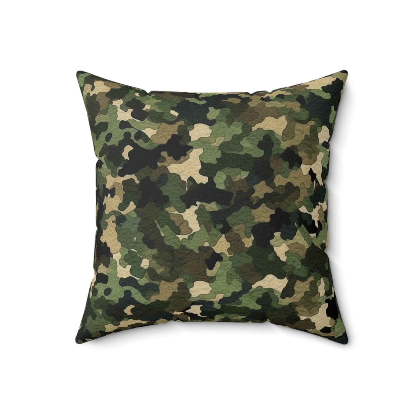 Classic Camo | Camouflage Wrap | Traditional Camo - Spun Polyester Square Pillow