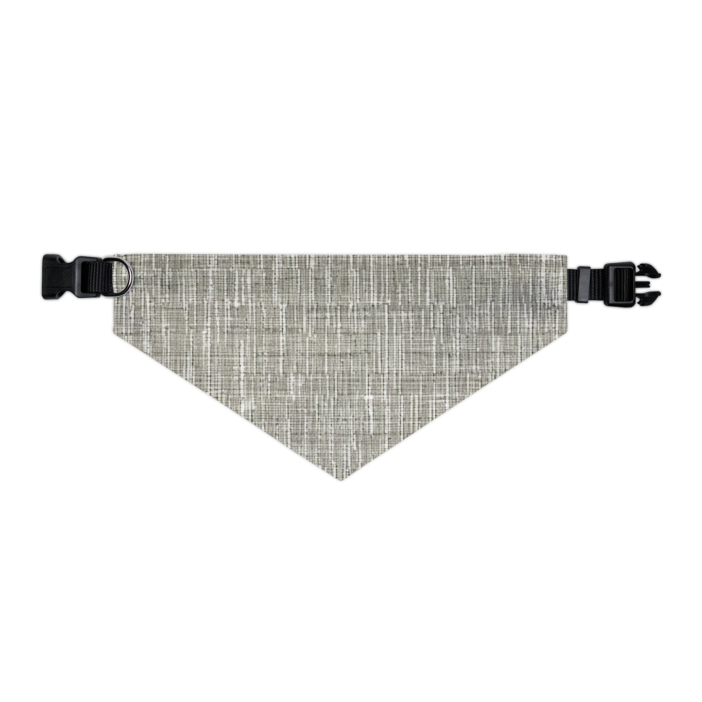 Silver Grey: Denim-Inspired, Contemporary Fabric Design - Dog & Pet Bandana Collar