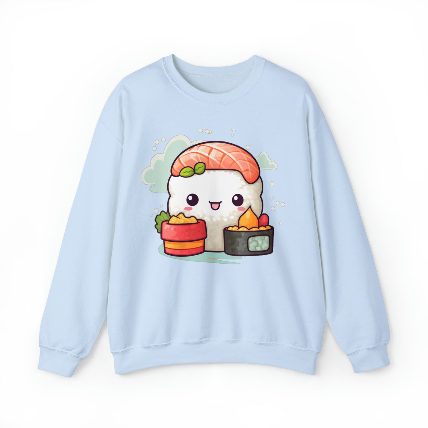 Anime Sushi - Japanese Cute kawaii - Otaku Gift - Unisex Heavy Blend™ Crewneck Sweatshirt