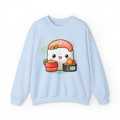 Anime Sushi - Japanese Cute kawaii - Otaku Gift - Unisex Heavy Blend™ Crewneck Sweatshirt