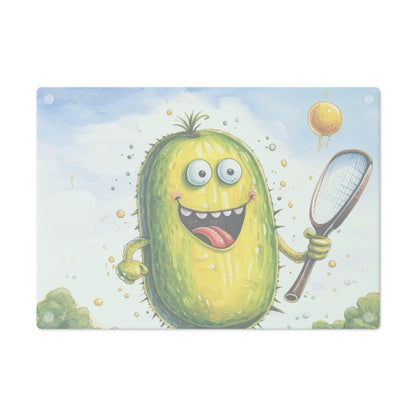 Pickleball Sport: Juego atlético de Pickle con red y paleta - Tabla de cortar 