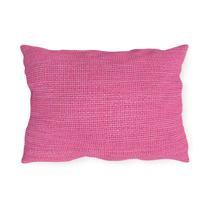 Doll-Like Pink Denim Designer Fabric Style - Outdoor Pillows