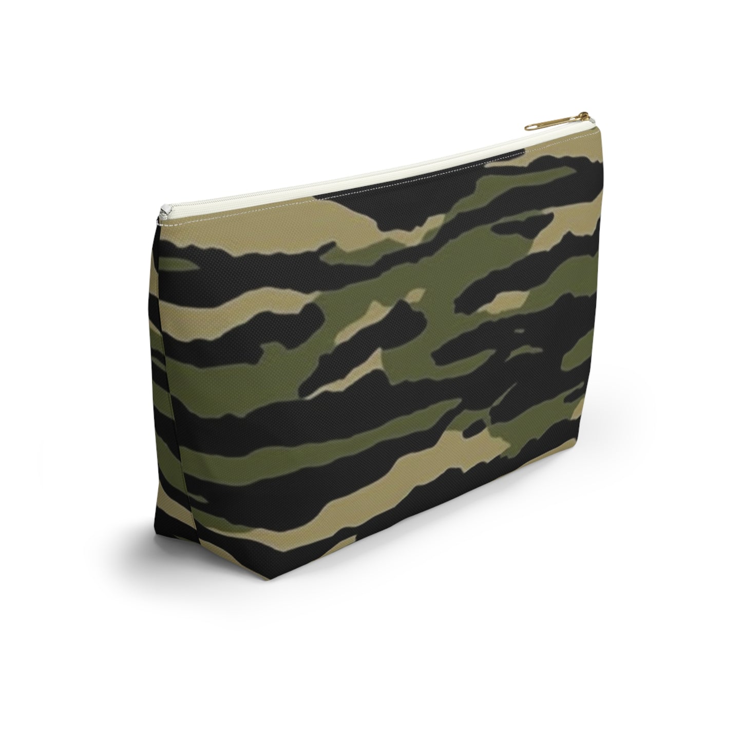 Tiger Stripe Camouflage: Military Style - Accessory Pouch w T-bottom