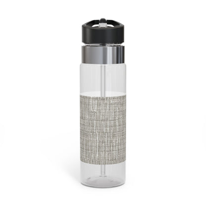 Silver Grey: Denim-Inspired, Contemporary Fabric Design - Kensington Tritan™ Sport Bottle, 20oz