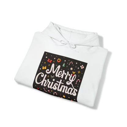 Merry Christmas Retro - Unisex Heavy Blend™ Hooded Sweatshirt