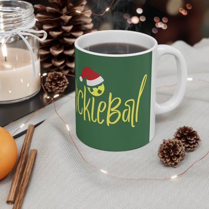 Pickleball Santa Navidad - Taza de cerámica 11oz