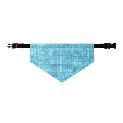 Bright Aqua Teal: Denim-Inspired Refreshing Blue Summer Fabric - Dog & Pet Bandana Collar