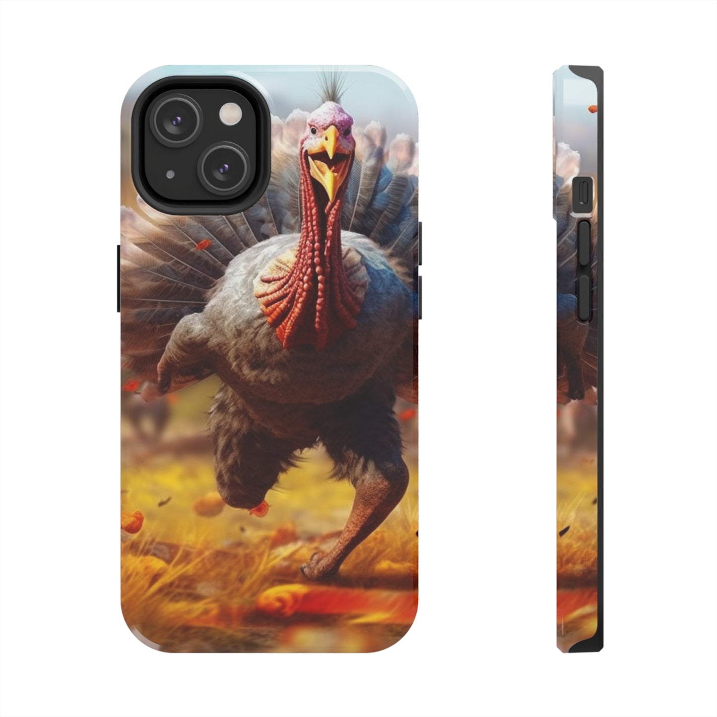 Thanksgiving Trot Turkey Run Athlete Sprint Racer Holiday Feast Dinner - Tough Phone Cases