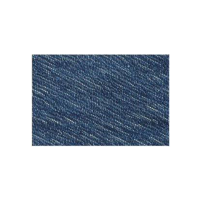 Denim-Inspired Design - Distinct Textured Fabric Pattern - Outdoor Rug