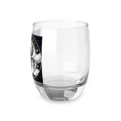 Scorpio Zodiac - High-Quality Clear Glass Whiskey Glass - Mystical Starry Design