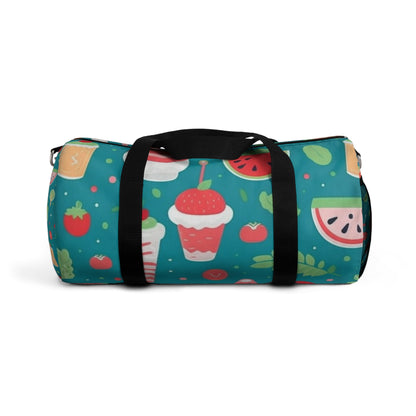 Quirky Summer Food Watermelon Ice Cream Cocktail Pattern Duffel Bag