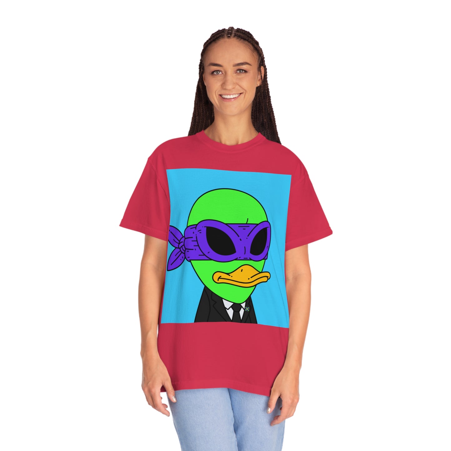 Alien Visitor 751Galactic - Unisex Garment-Dyed T-shirt