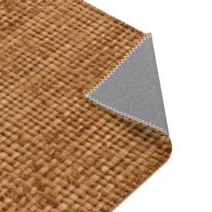 Brown Light Chocolate: Denim-Inspired Elegant Fabric - Area Rugs