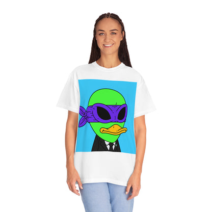 Alien Visitor 751Galactic - Unisex Garment-Dyed T-shirt