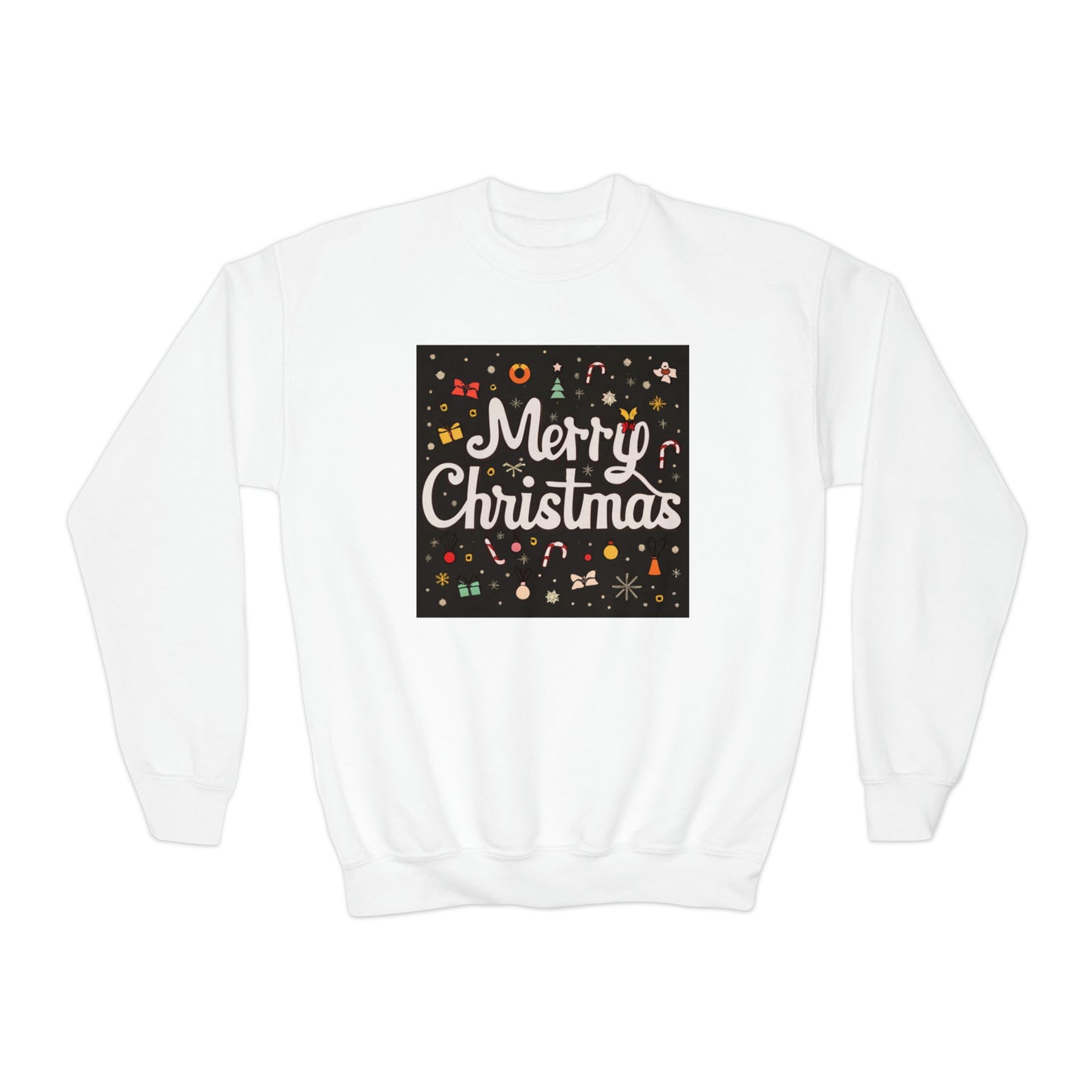 Merry Christmas Retro - Youth Crewneck Sweatshirt