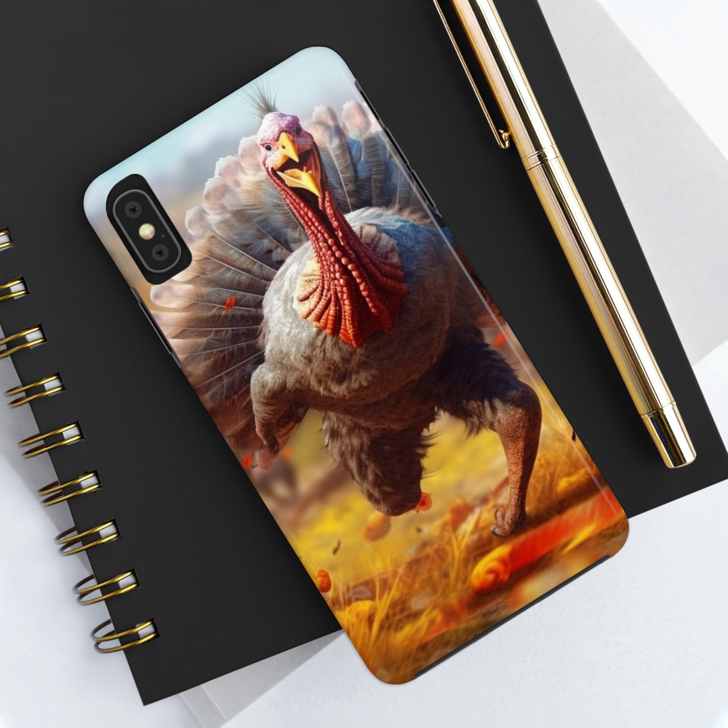 Thanksgiving Trot Turkey Run Athlete Sprint Racer Holiday Feast Dinner - Tough Phone Cases