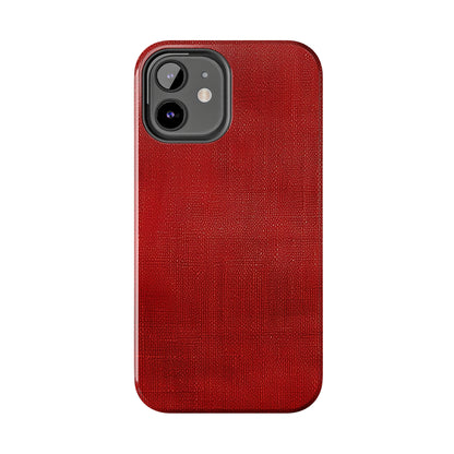 Juicy Red Berry Blast: Denim Fabric Inspired Design - Tough Phone Cases