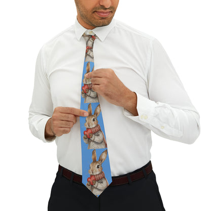 Easter Bunny Heartfelt Rabbit Gift - Necktie