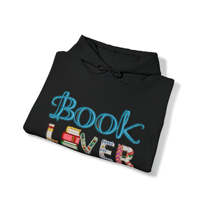 Bookworm Book Lover - Estilo de bordado artístico para los fanáticos de la literatura - Sudadera con capucha Unisex Heavy Blend™