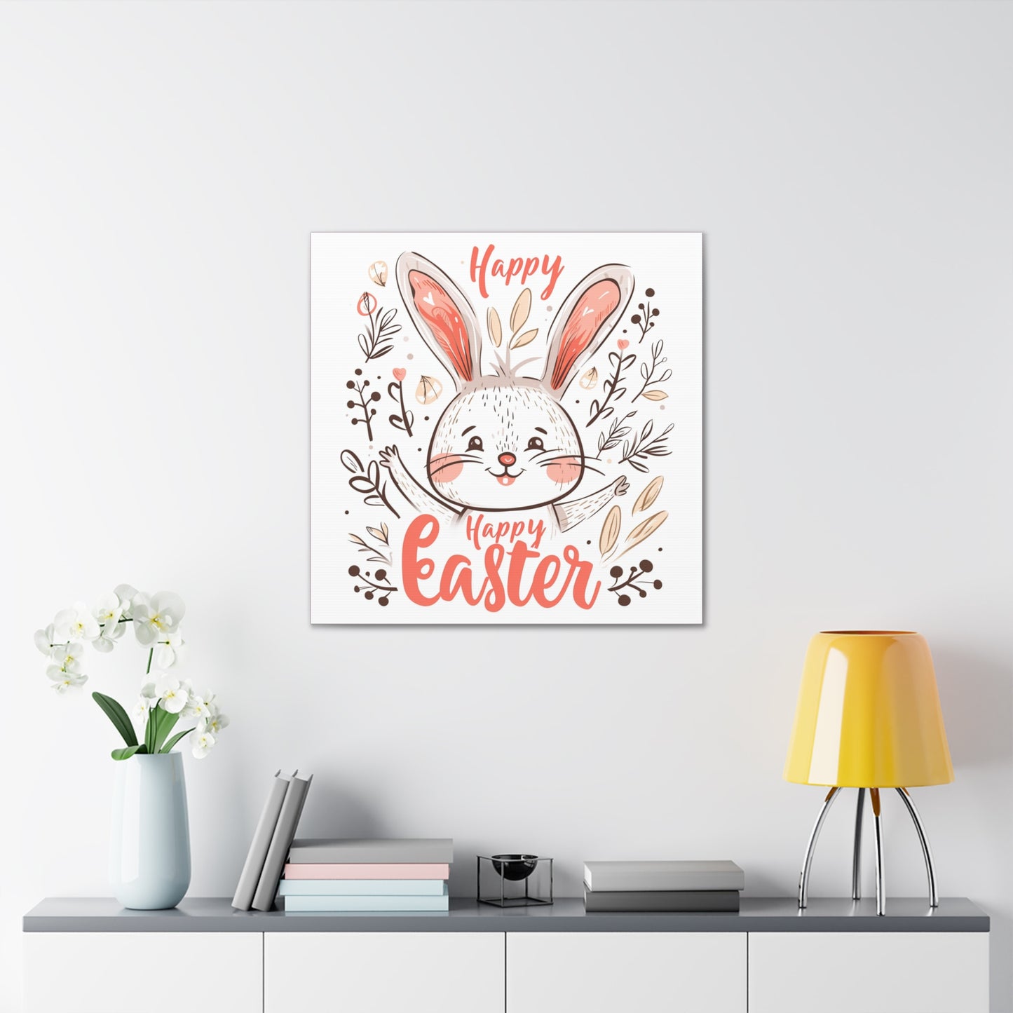 Happy Easter Bunny, Canvas Gallery Wraps