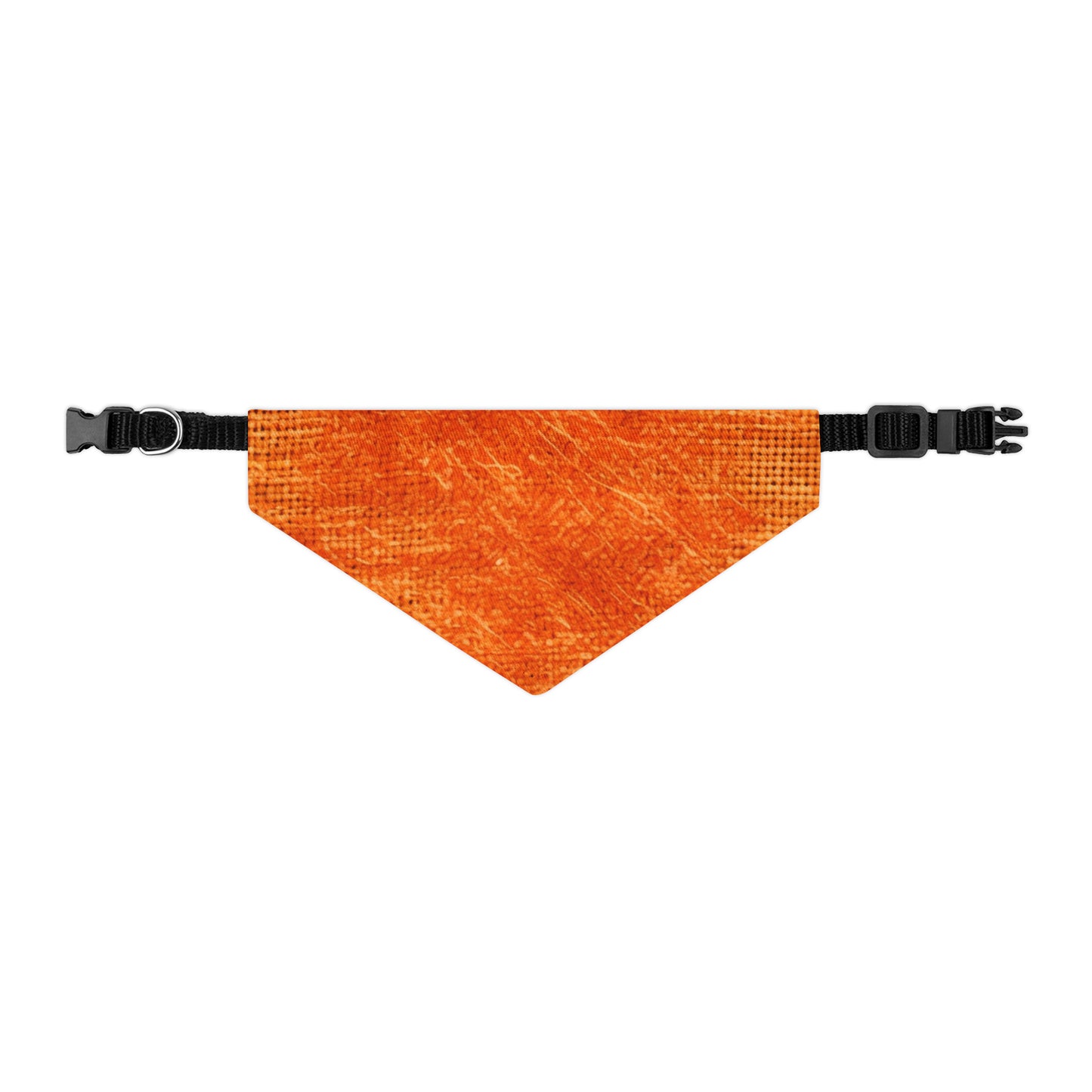 Burnt Orange/Rust: Denim-Inspired Autumn Fall Color Fabric - Pet Bandana Collar