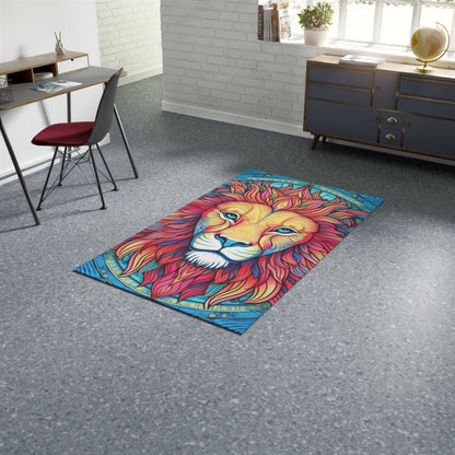 Astrological Leo - Cosmic Zodiac Constellation, Lion Symbol Art - Dobby Rug