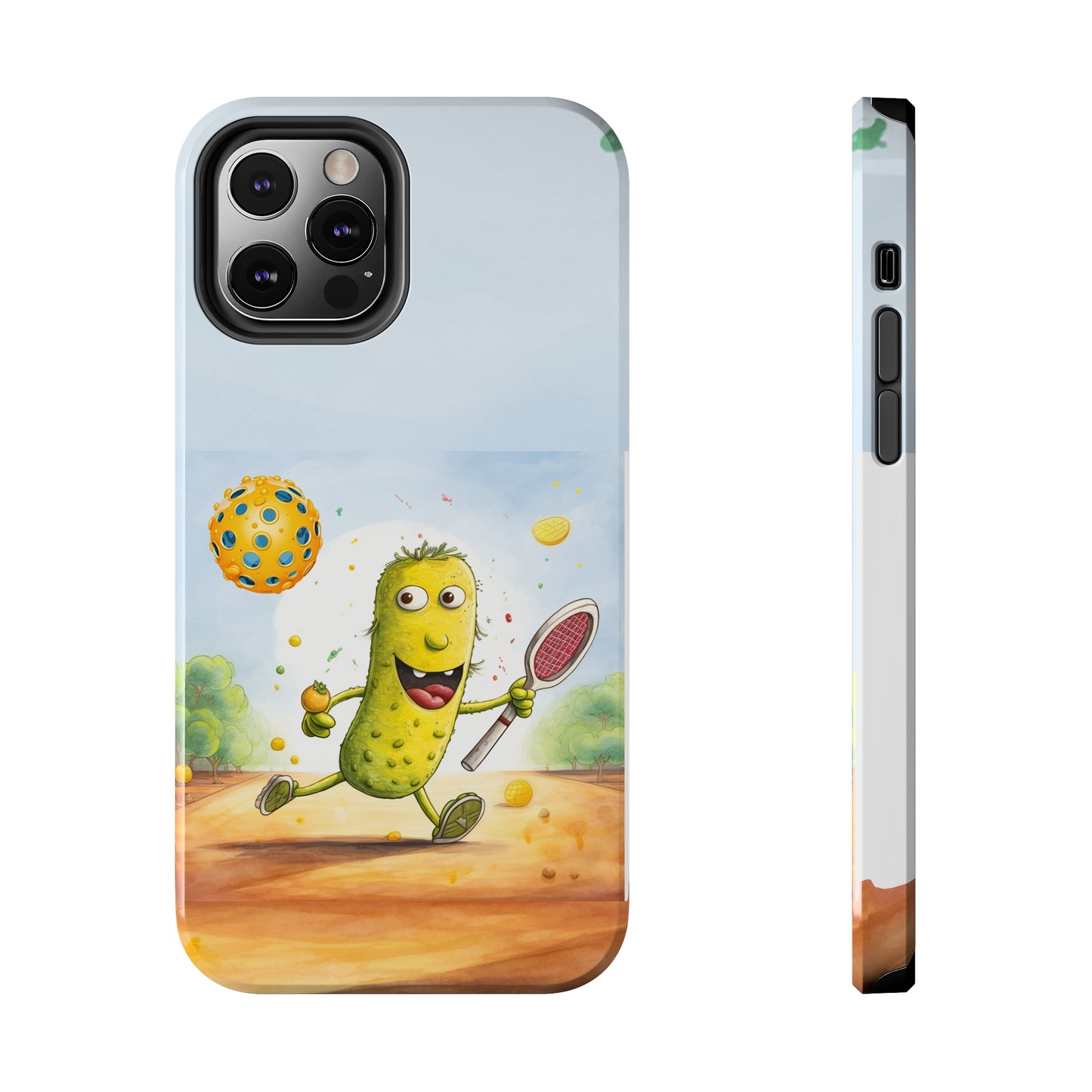 Pickleball Play: Pickle Sport Action Game, Fast Dink Ball - Tough Phone Cases