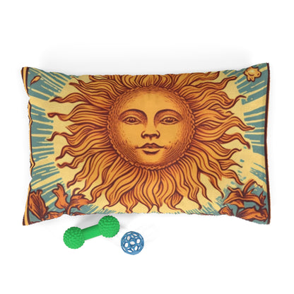 Sun Tarot Card Symbol of Growth, Life, and Radiance - Dog & Pet Bed