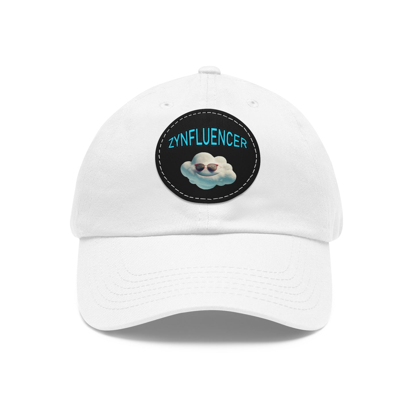 Zynfluencer - Dad Hat with Leather Patch (Round)