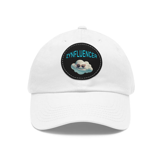 Zynfluencer - Dad Hat with Leather Patch (Round)