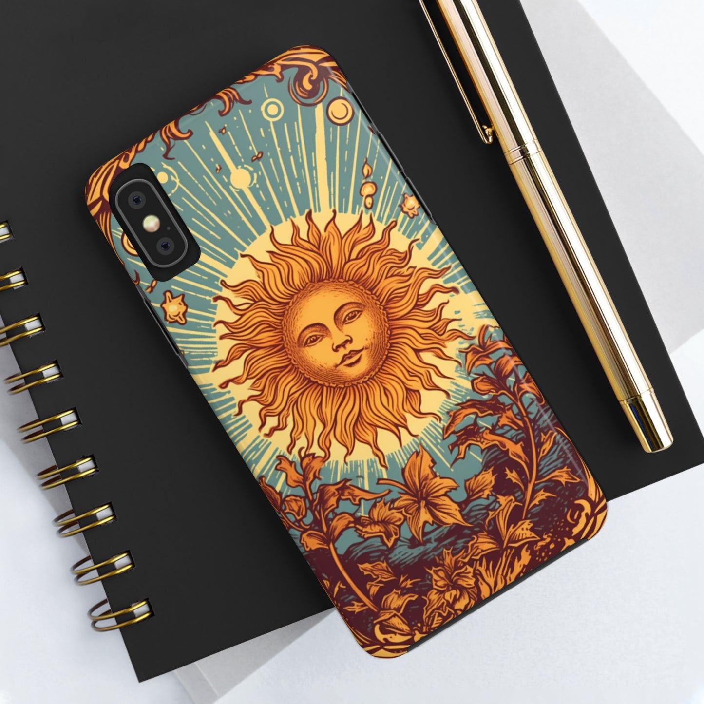 Sun Tarot Card Symbol of Growth, Life, and Radiance - Tough Phone Cases