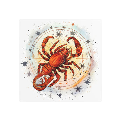 Prickly Scorpio Astrology - Sharp Zodiac Scorpion Celestial Horoscope - Metal Art Sign