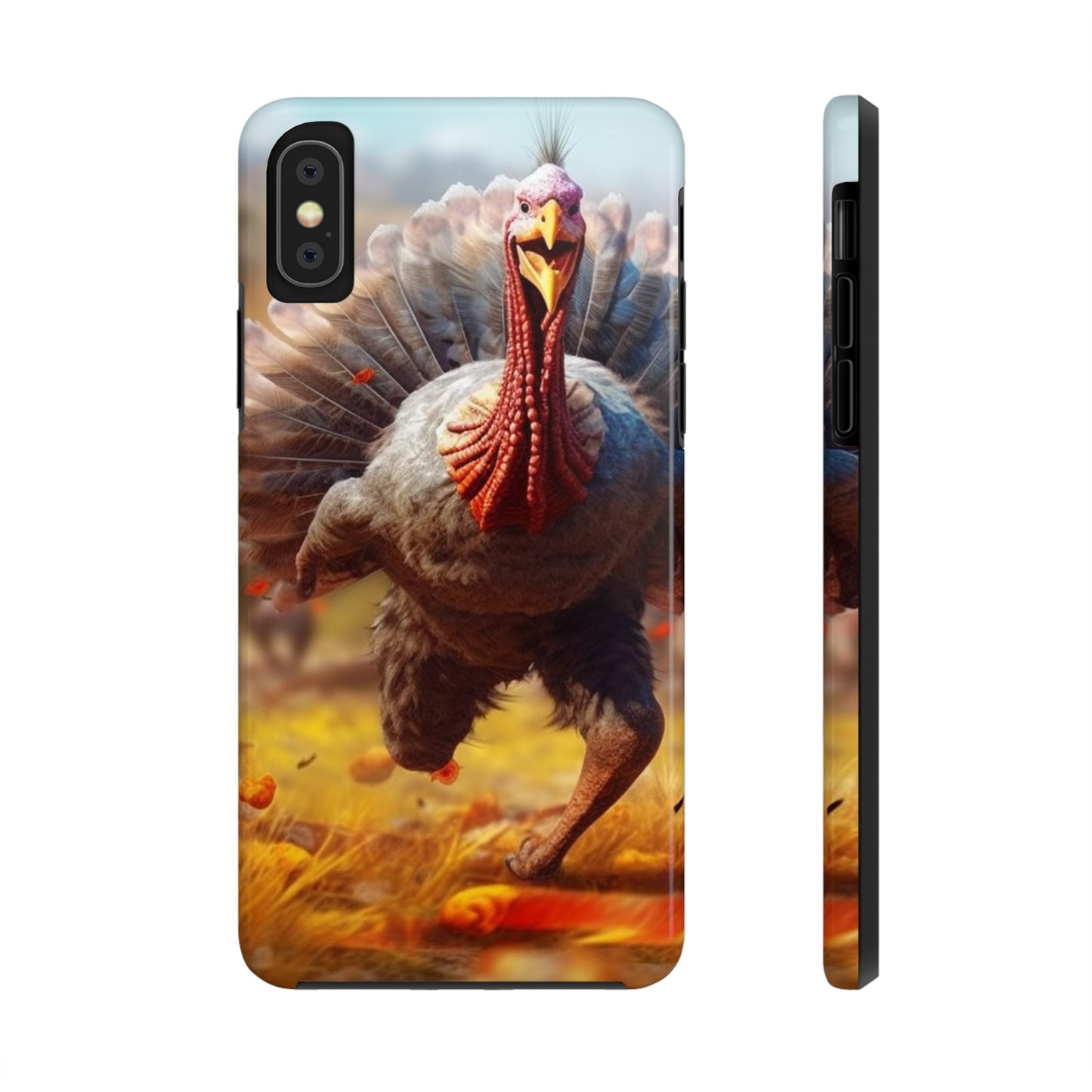 Thanksgiving Trot Turkey Run Athlete Sprint Racer Holiday Feast Dinner - Tough Phone Cases