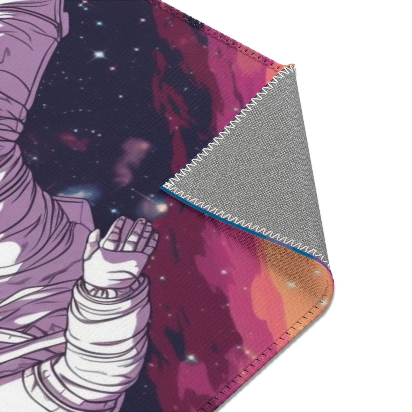 Astro Pioneer - Star-filled Galaxy Illustration - Area Rugs