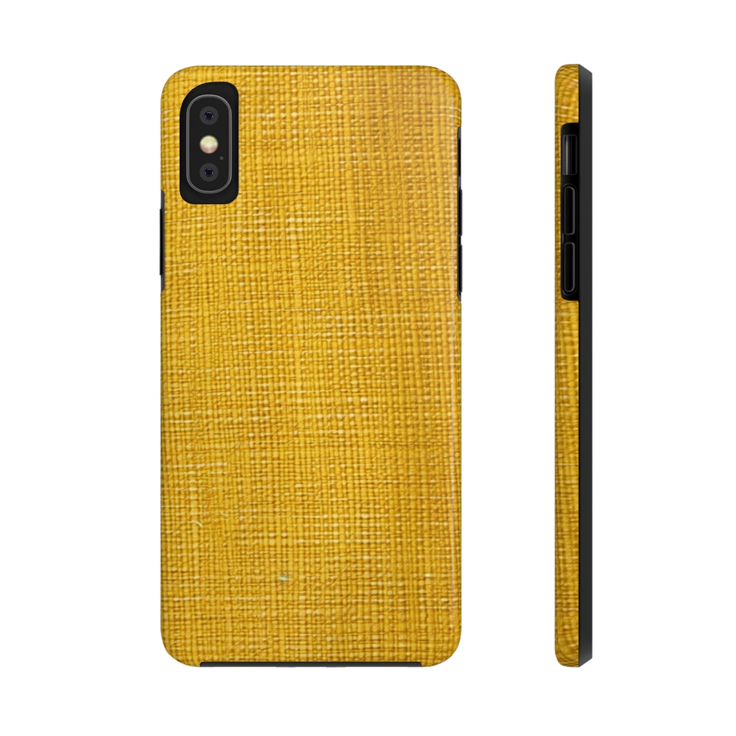 Radiant Sunny Yellow: Denim-Inspired Summer Fabric - Tough Phone Cases