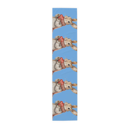 Easter Bunny Heartfelt Rabbit Gift - Table Runner (Cotton, Poly)