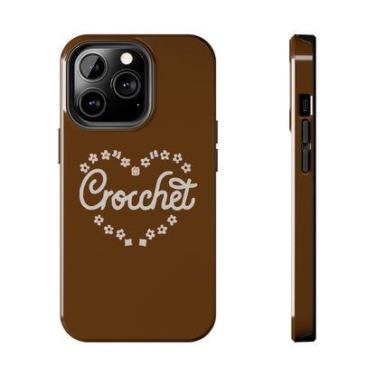 Crochet Heart Hobby Passion Gift Love Design - Tough Phone Cases