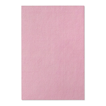 Blushing Garment Dye Pink: Denim-Inspired, Soft-Toned Fabric - Area Rugs