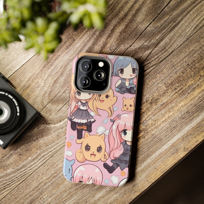 Kawaii Anime Girls: Cute and Adorable Manga Inspired Design - Tough Phone Cases