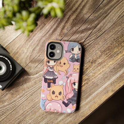 Kawaii Anime Girls: Cute and Adorable Manga Inspired Design - Tough Phone Cases