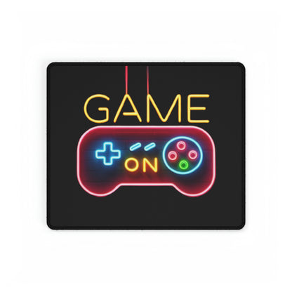 Classic Game On Sign, Retro Neon Graphic, Desk Mats