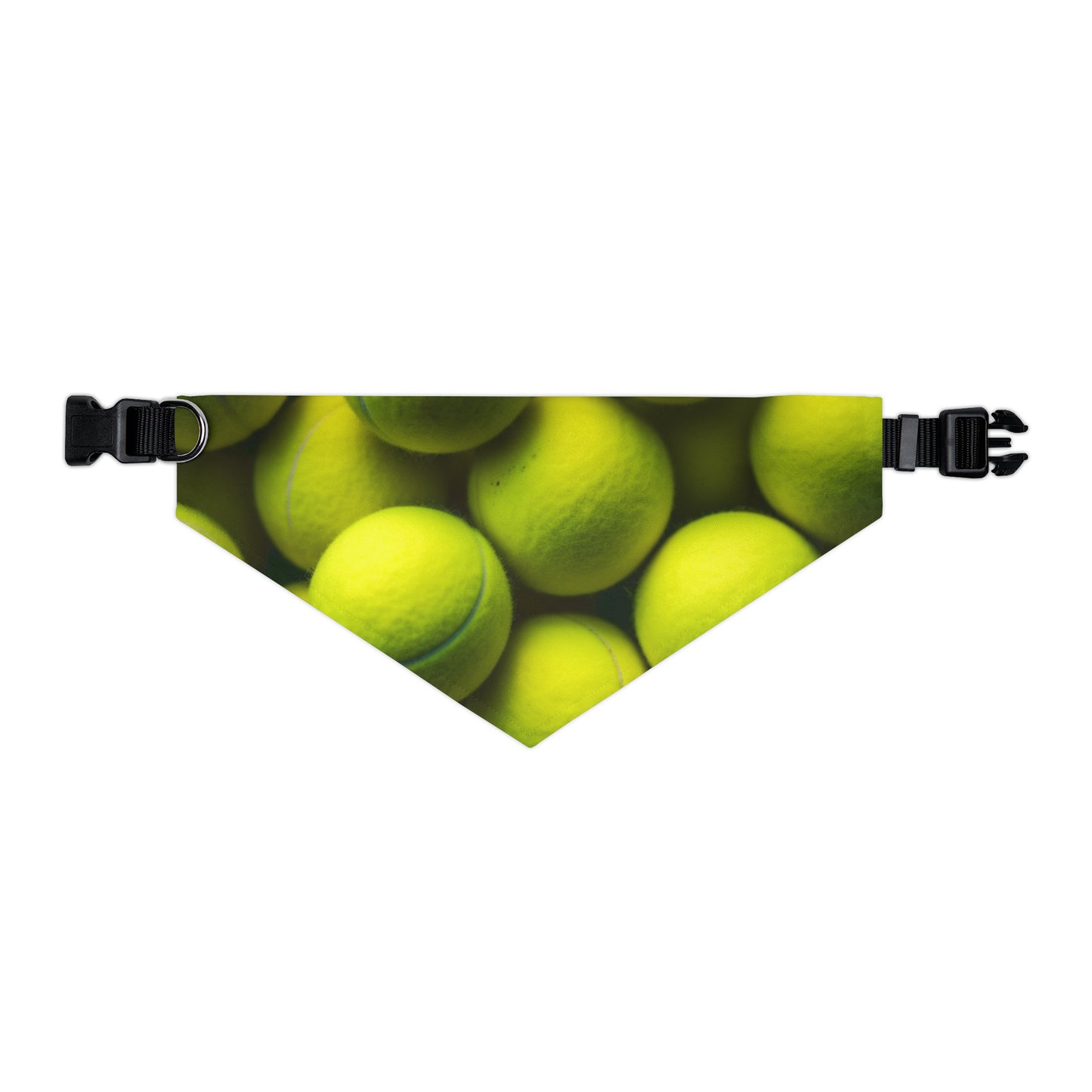 Tennis Ball Sport: Athlete Court Action, Rally & Serve - Dog & Pet Bandana Collar