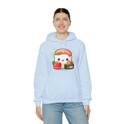 Anime Sushi - Japonés lindo kawaii - Regalo Otaku - Sudadera con capucha Unisex Heavy Blend™ 