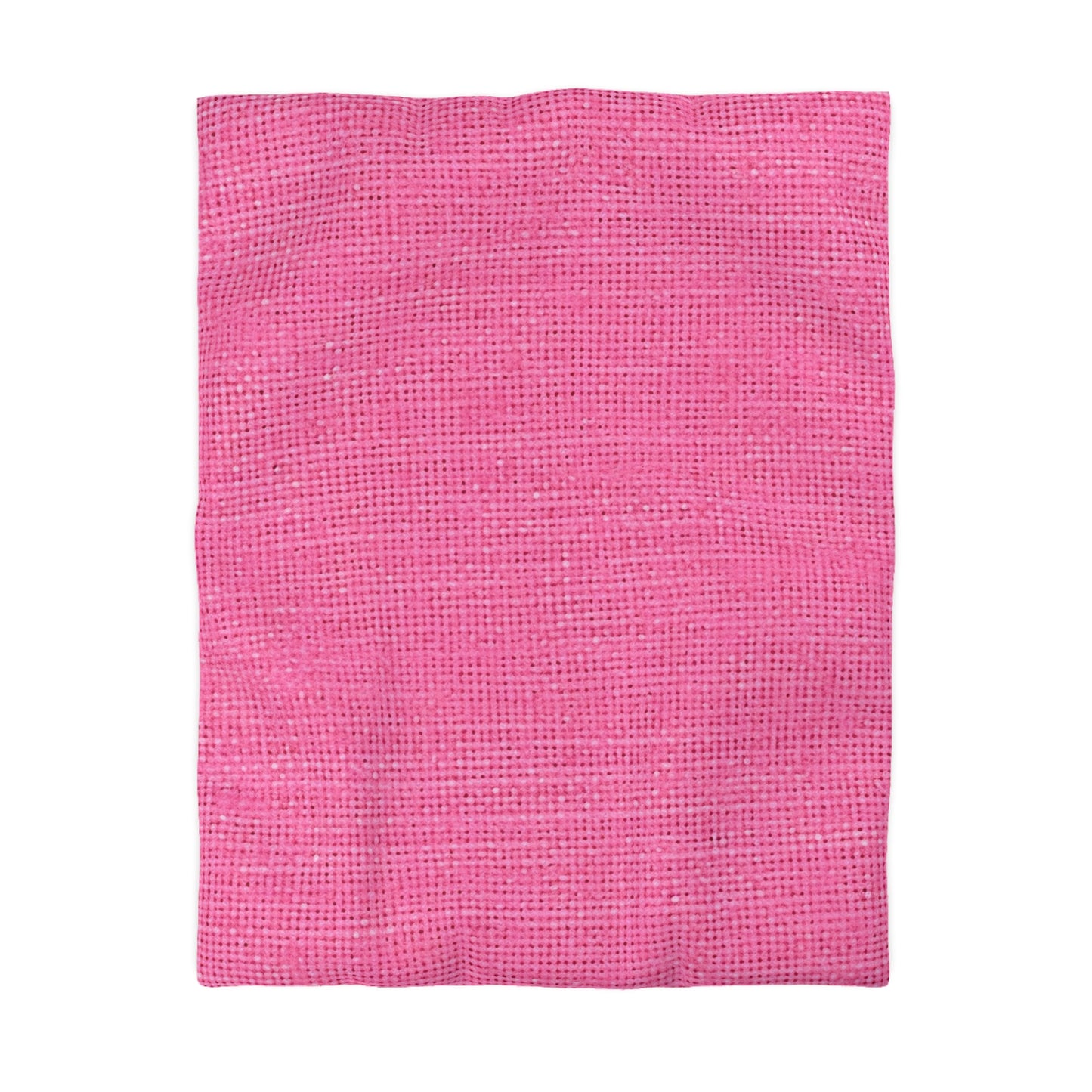 Estilo de tela de diseñador de mezclilla rosa con forma de muñeca - Funda nórdica de microfibra 