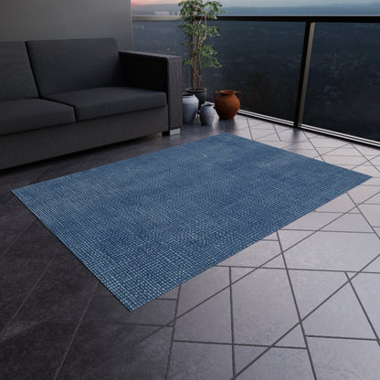 Outdoor Bass Boat Style - Denim Design Artwork - Outdoor Rug