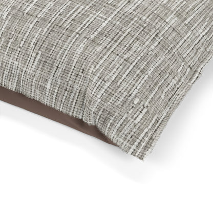 Silver Grey: Denim-Inspired, Contemporary Fabric Design - Dog & Pet Bed