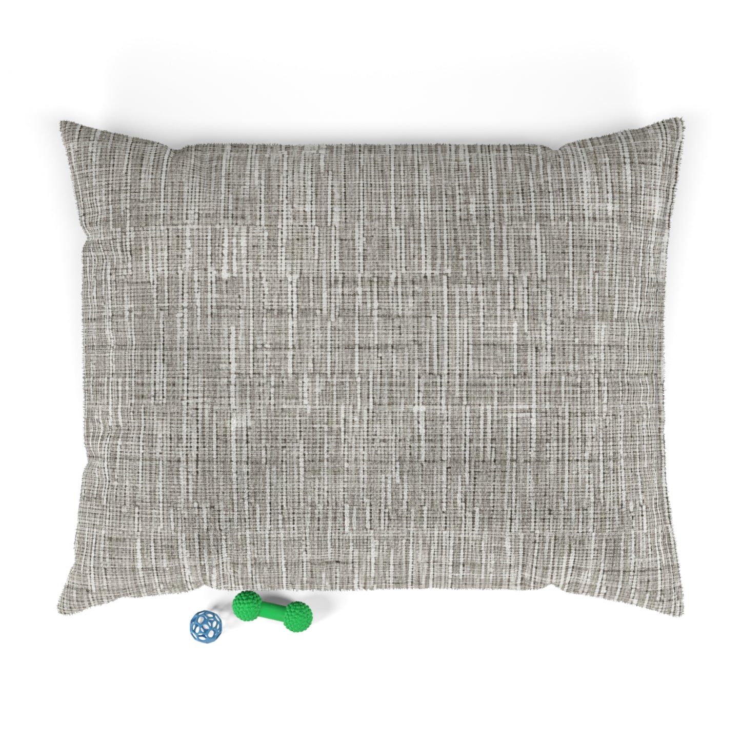 Silver Grey: Denim-Inspired, Contemporary Fabric Design - Dog & Pet Bed