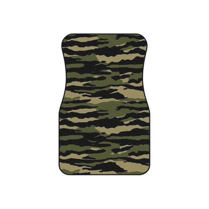 Tiger Stripe Camouflage: Military Style - Car Mats (Set of 4)