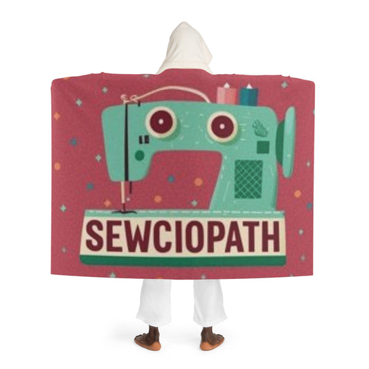 Sewing Sewciopath - Hooded Sherpa Fleece Blanket